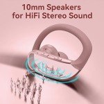 Bmani Bluetooth Wireless Earbuds with LED Display - Pink