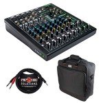 Mackie ProFX10v3 Mixer Bundle with Bag & Cable