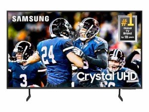 SAMSUNG 55-Inch Class Crystal UHD 4K DU7200 Series HDR Smart TV w/Object Tracking Sound Lite, PurColor, Motion Xcelerator, Mega Contrast, Q-Symphony (UN55DU7200, 2024 Model)