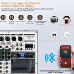 Phenyx Pro 4-Channel Audio Mixer with USB