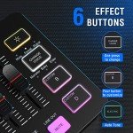 FIFINE RGB Gaming Audio Mixer with XLR Interface