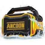 ANCOON 80W Wireless Bluetooth Speakers with Bass