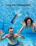 Waterproof Bluetooth Speaker with Colorful Lights and Bass