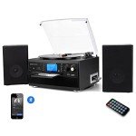 DIGITNOW Bluetooth Record Player with Stereo Speaker