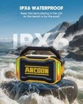 ANCOON 80W Wireless Bluetooth Speakers with Bass