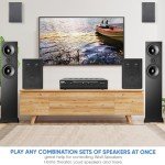 Pyle 6 Zone Speaker Selector Switch Box Hub
