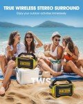 ANCOON 80W Wireless Bluetooth Speakers with Bass