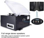 DIGITNOW Bluetooth Record Player with Stereo Speaker