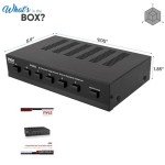 Pyle 6 Zone Speaker Selector Switch Box Hub