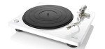 Denon DP-400 White Semi-Automatic Turntable - Classic Design