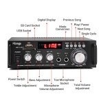 Facmogu Wireless Bluetooth 5.0 2-Channel Audio Amplifier