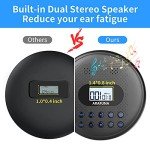 ARAFUNA Rechargeable Portable CD Player with Speakers
