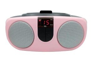 Proscan Pink Portable CD Player & AM/FM Radio