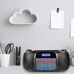 Magnavox Portable CD Boombox with Bluetooth & Lights