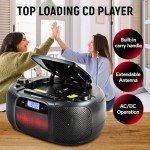 Magnavox Portable CD Boombox with Bluetooth & Lights