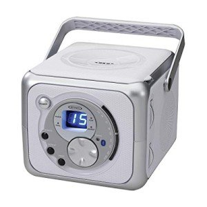 Jensen Bluetooth FM Stereo CD Boombox - Silver