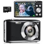 4K Point and Shoot Camera with 16X Zoom