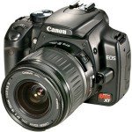 Canon Rebel XT DSLR Camera with 18-55mm Lens