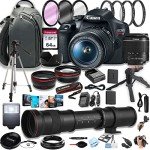 Canon EOS Rebel T7 DSLR Camera Bundle with Lenses