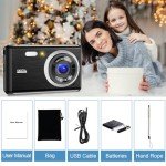 Compact 1080P Digital Camera with 8X Zoom