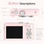 Fansbe 4K Smart Digital Camera with 18X Zoom