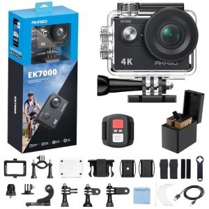 AKASO EK7000 4K Waterproof Action Camera Bundle