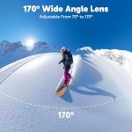 Dragon Touch 4K Action Camera with Remote & Accessories