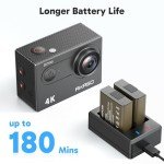 AKASO EK7000 4K Waterproof Action Camera Bundle