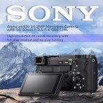Sony Alpha a6400 Mirrorless Camera Bundle with Accessories