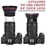 Tectra 58MM HD Wide Angle Lens for Canon DSLR