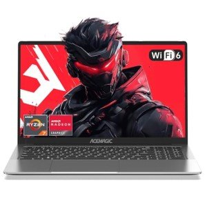 ACEMAGIC 2024 Newest Gaming Laptop, 16.1-inch FHD Display Laptop with AMD Ryzen 7 5825U Processor(8C/16T) with Backlit Keyboard,16GB RAM 512GB M.2 2280 NVMe SSD Laptop Computer,Type-C USB3.2