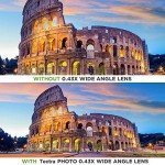 Tectra 58MM HD Wide Angle Lens for Canon DSLR
