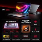 ACEMAGIC 2024 Newest Gaming Laptop, 16.1-inch FHD Display Laptop with AMD Ryzen 7 5825U Processor(8C/16T) with Backlit Keyboard,16GB RAM 512GB M.2 2280 NVMe SSD Laptop Computer,Type-C USB3.2