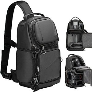 TARION Waterproof DSLR Sling Backpack with Tripod