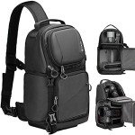 TARION Waterproof DSLR Sling Backpack with Tripod