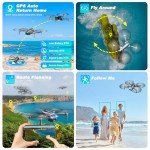 4K Camera Drone with GPS and Advanced Features