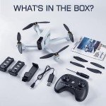 BEZGAR 4K Camera Drone with FPV and Auto Hover