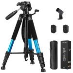 JOILCAN 74" Heavy-Duty DSLR Tripod for Cameras