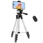 Lusweimi 44-Inch Phone Tripod with Remote