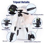 Lusweimi 44-Inch Phone Tripod with Remote