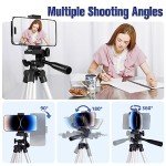 Lusweimi 44-Inch Phone Tripod with Remote