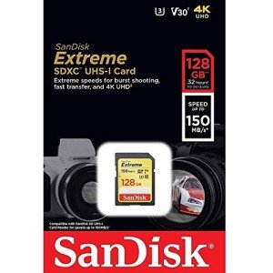 SanDisk 128GB Extreme UHS-I SDXC Card