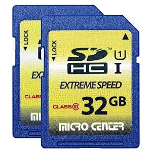 INLAND 32GB Class 10 SDHC Flash Memory Card (2-Pack)