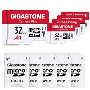 GIGASTONE 32GB Micro SD Card 5-Pack for Devices