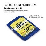 INLAND 32GB Class 10 SDHC Flash Memory Card (2-Pack)