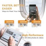 GIGASTONE 128GB Micro SD Card 2-Pack, UHS-I V30