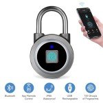 Bluetooth Fingerprint Padlock - Keyless and Water Resistant