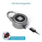 Bluetooth Fingerprint Padlock - Keyless and Water Resistant