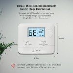 Easy-to-Use Wall Thermostat for Home Systems