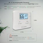 Easy-to-Use Wall Thermostat for Home Systems